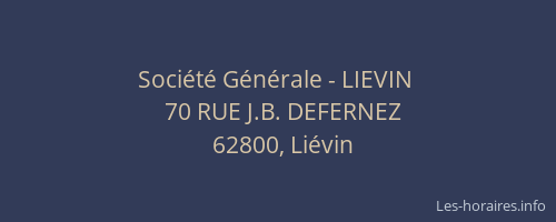 Société Générale - LIEVIN 