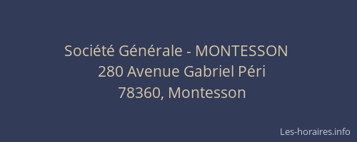 Société Générale - MONTESSON 
