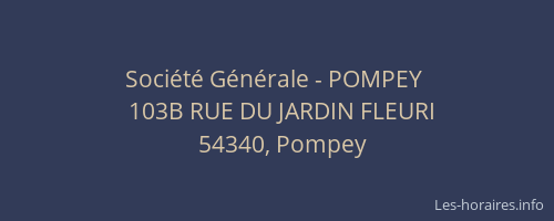 Société Générale - POMPEY 