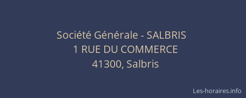 Société Générale - SALBRIS 