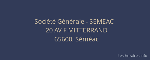 Société Générale - SEMEAC 