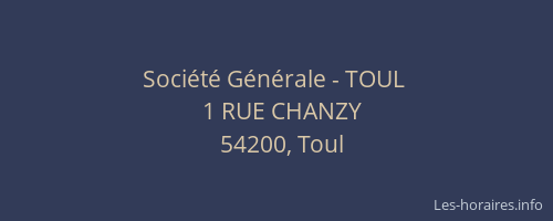 Société Générale - TOUL 