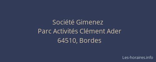 Société Gimenez