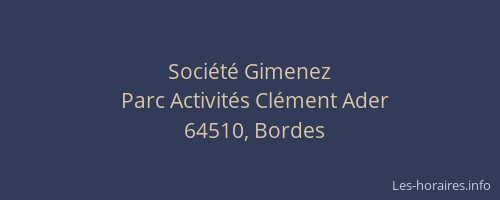 Soci&eacute;t&eacute; Gimenez