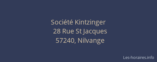 Société Kintzinger