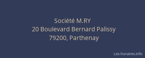 Soci&eacute;t&eacute; M.RY