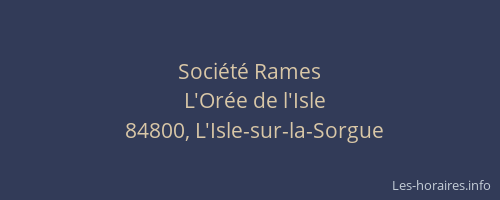 Soci&eacute;t&eacute; Rames
