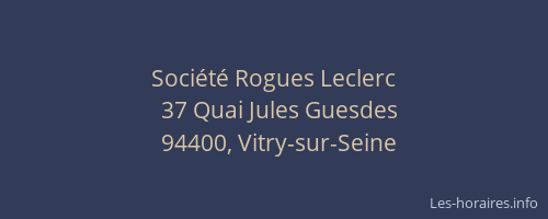 Société Rogues Leclerc