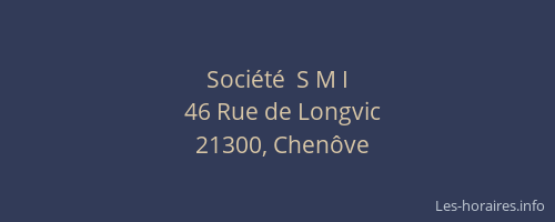 Soci&eacute;t&eacute;  S M I