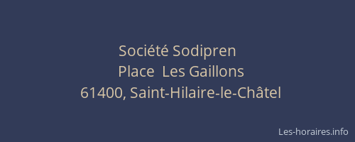 Soci&eacute;t&eacute; Sodipren