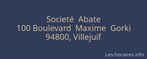 Societé  Abate