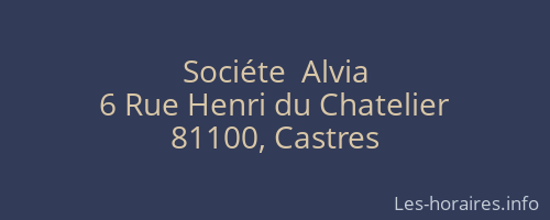 Sociéte  Alvia