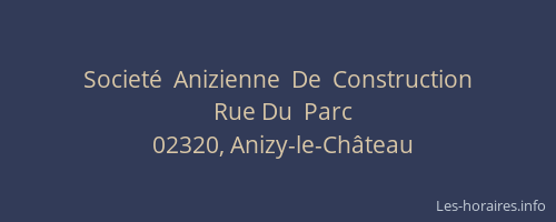 Societé  Anizienne  De  Construction