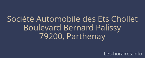 Société Automobile des Ets Chollet