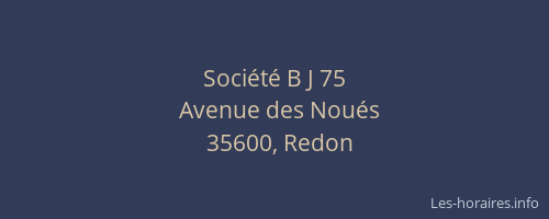 Société B J 75