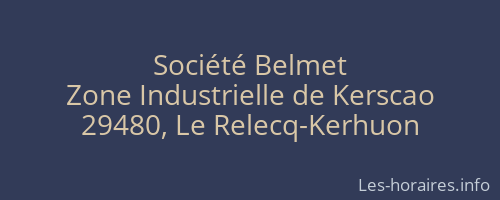 Société Belmet