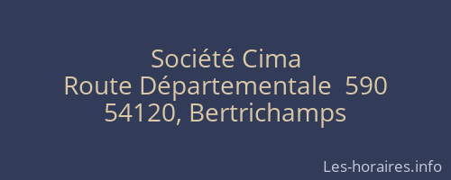 Société Cima