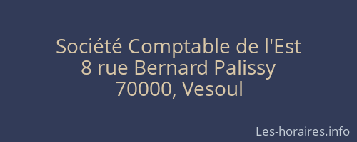 Société Comptable de l'Est