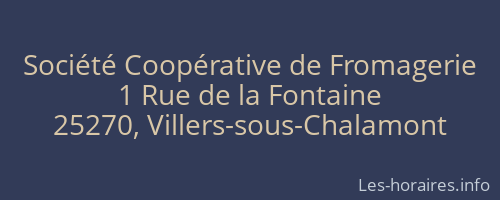 Société Coopérative de Fromagerie
