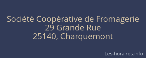 Société Coopérative de Fromagerie