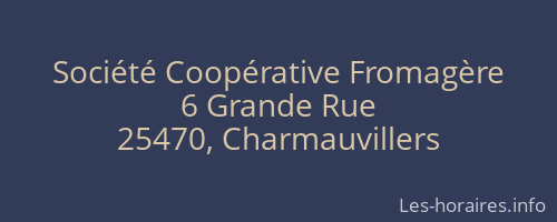 Société Coopérative Fromagère