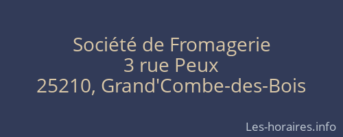 Société de Fromagerie
