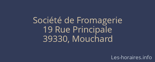 Société de Fromagerie