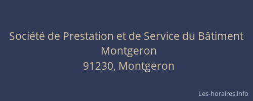 Société de Prestation et de Service du Bâtiment