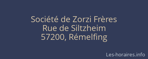 Société de Zorzi Frères