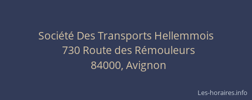 Société Des Transports Hellemmois