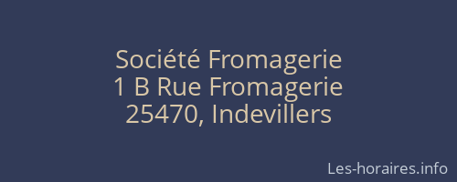 Société Fromagerie
