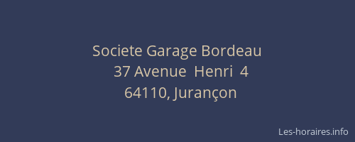 Societe Garage Bordeau