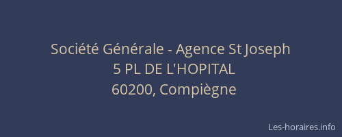 Société Générale - Agence St Joseph