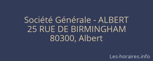 Société Générale - ALBERT 