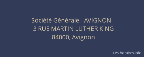 Société Générale - AVIGNON 
