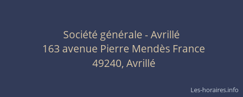 Société générale - Avrillé