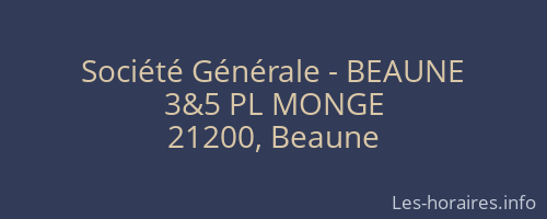Société Générale - BEAUNE 