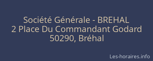 Société Générale - BREHAL 