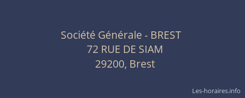Société Générale - BREST 