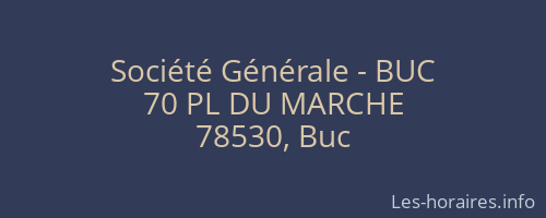 Société Générale - BUC 
