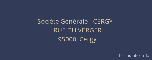 Société Générale - CERGY 