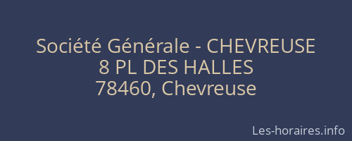 Société Générale - CHEVREUSE 