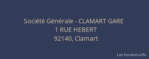 Société Générale - CLAMART GARE 