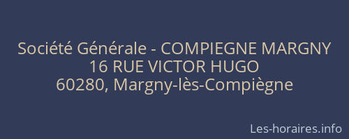 Société Générale - COMPIEGNE MARGNY 