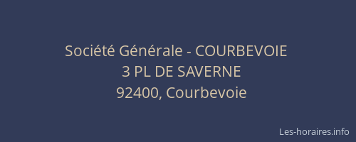Société Générale - COURBEVOIE 