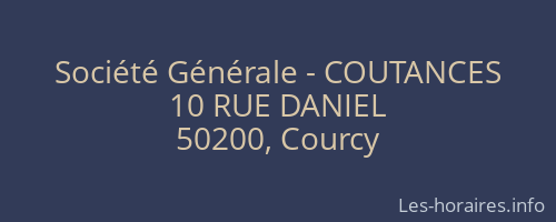 Société Générale - COUTANCES 