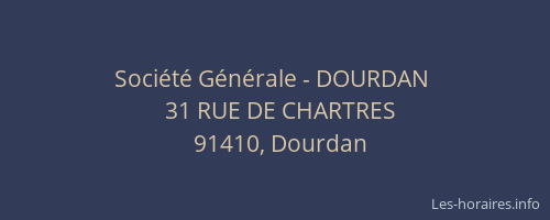 Société Générale - DOURDAN 