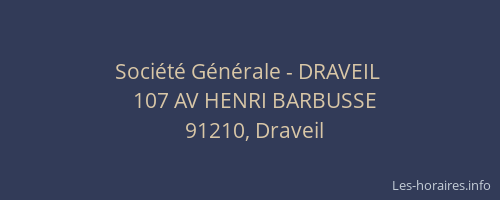 Société Générale - DRAVEIL 