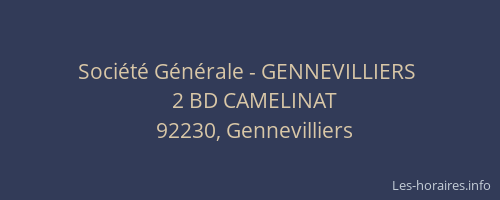 Société Générale - GENNEVILLIERS 