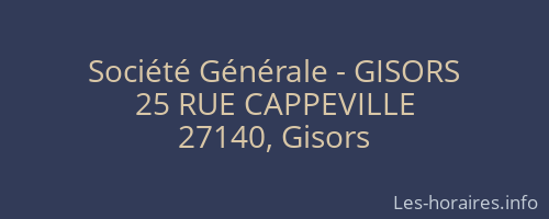 Société Générale - GISORS 